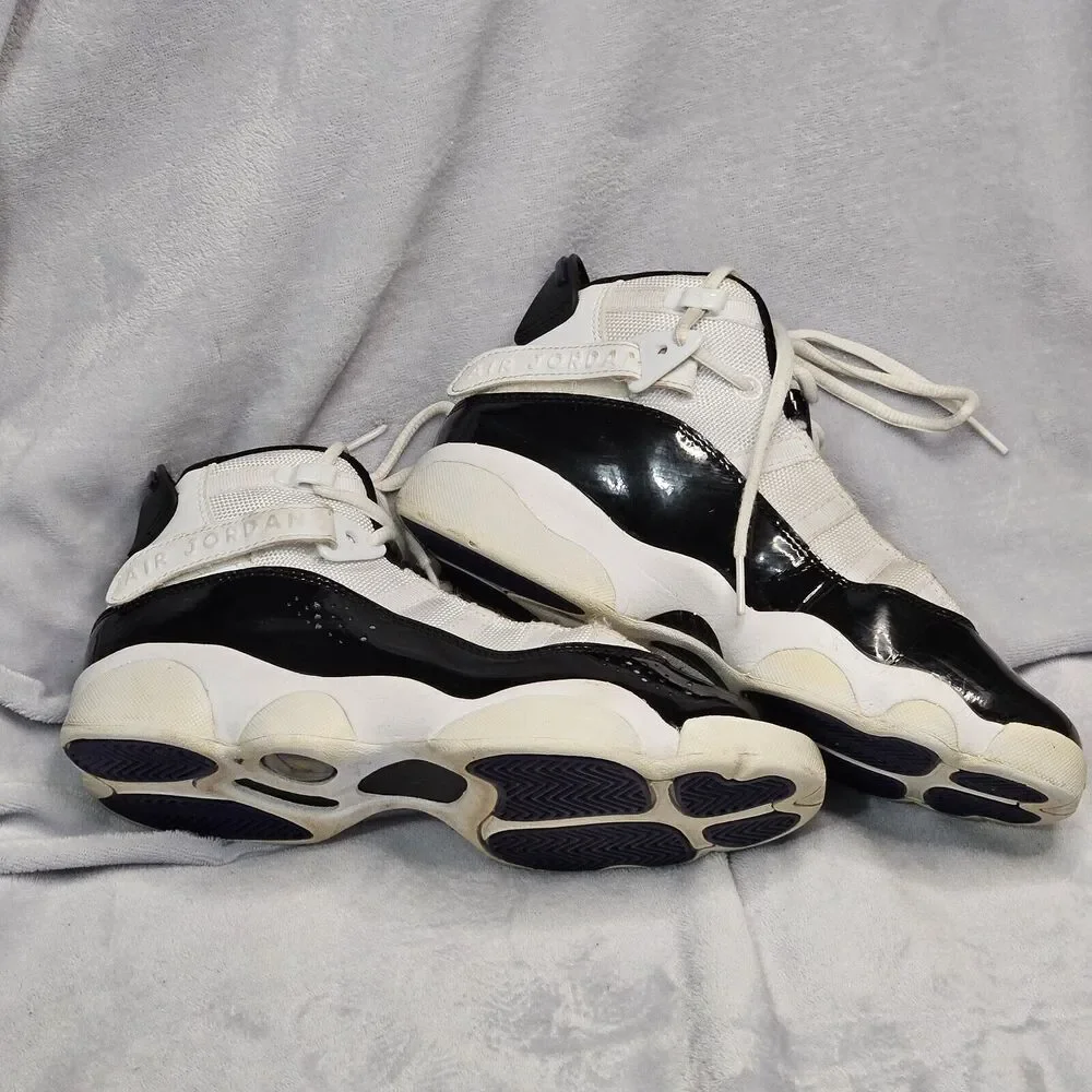 Nike Jordan 6 Rings Defining‎ [323419-104] Kids 5y Basketball Shoes White/Black